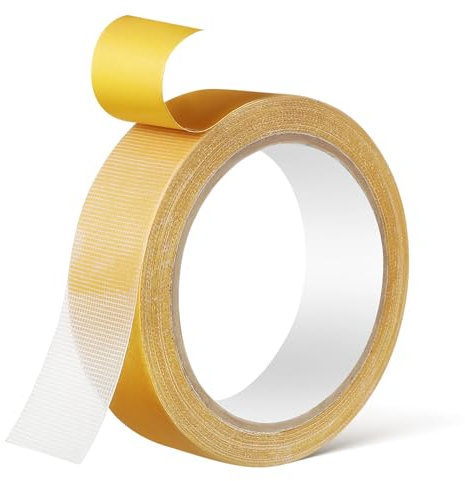 CAXUSD Nastro Biadesivo a Griglia 30mm x 10m Resistente e Robusto Per Tappeti Tende e Riparazioni Uso Versatile