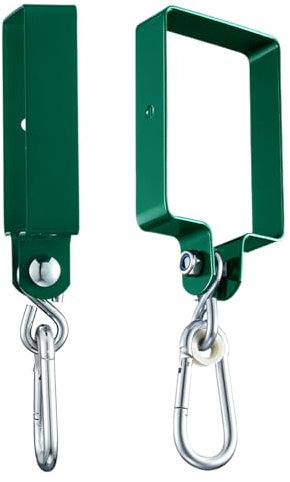 Matériel de balançoire de porche, supports d'extension, connecteurs pivotants de 14 x 9 x 3 cm, supports de terrasse robustes pour jardin, terrasse et utilisation en extérieur