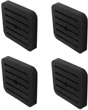 Luftkonditioneringsvibrationsdämpare 4-pack Stötdämpande Fötter | Kraftig Ljudisolerande för Löpband, Värmepumpar, Tvättmaskiner, Torktumlare, Kylskåp, Frysskåp