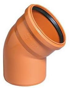 KG Bogen DN 125 15° KGB Winkel Kunststoff Abwasserrohr Abflussrohr Kanalrohr