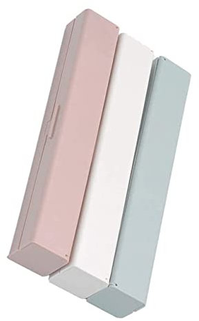 Healeved 3pezzi Dispenser per Pellicola Taglierina Inossidabile per Contenitori per Facili Usare e