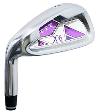 Linkshänder-Golfschläger Nr. 7 – Golfeisen mit Kohlenstoffstahlschaft für Anfänger und Anfängerinnen – Golfsport-Übungen