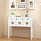 Willood Sideboard Chinesischer Stil Massivholz Weiß