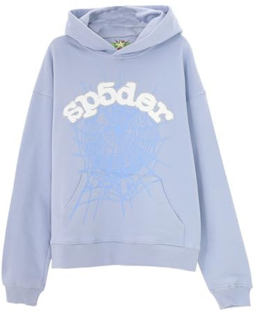 Sybnwnwm Punk huvtröja män spindelnät blast tryck sweatshirt retro Y2K grunge huvtröjor gotisk streetwear pullover