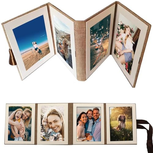 Fotoalbum familie, zum Selbstgestalten 8 inch, Fotoalbum zum Einkleben, DIY Scrapbook FotobuchKann als Abschluss Geschenk, Geburtstagsgeschenk, Hochzeitstagsgeschenk