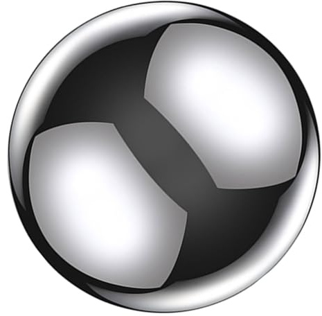 MUELODSIC Reusable Stainless Steel Whiskey Rock Ball Ice Stones for Whiskey and Spirits Cooling Smooth Surface Easy to Clean Wine Accessory for Bar and Home Use