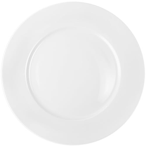 Tczecoo 6 platos de postre, 20 cm de cerámica, platos de ensalada blanca, platos de desayuno, platos redondos de porcelana para entrantes, postres, ensaladas, microondas y lavavajillas