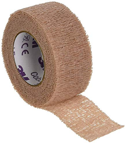 3M 89168 Coban Self- Adherent Wrap, 1 Width, 5yds Length, Pack of 5 Rolls