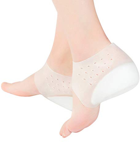 EXCEART Invisible Height Increase Insoles Silicone Heel Lift Inserts for Men Women Half Pads Comfortable Shoe Inserts for Sneakers Boots