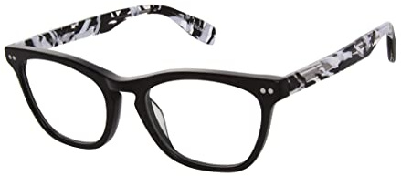 Scojo New York Bloom Street Blue Light Reading Glasses, Handmade Scratch Resistant Readers for Women and Men, Black Weave - 1.75x