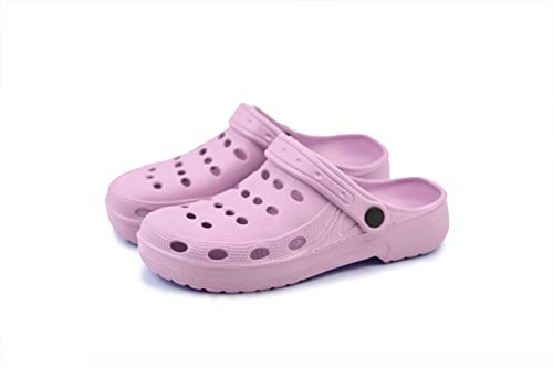 Zuecos Sanitarios Unisex Mujer Hombre Adultos Hostelería Goma EVA Zapatillas Playa Piscina Verano Sandalias Casa Producto Hecho EN Portugal (38,SSMorado)