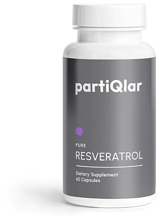 partiQlar Trans-Resveratrol 500mg Complex - Cellular Longevity, 60 Caps