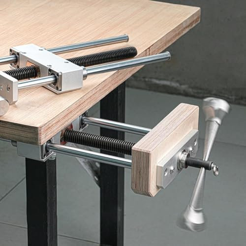 Morsa da banco resistente, pinze frontali in legno per piallatura, banco da lavoro, morse da tavolo per armadietti