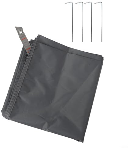 Gdfnmogo Tappetino impermeabile per tenda da esterno Oxford 210D con rivestimento in PU da 2000 mm, resistente agli strappi e all'umidità, per campeggio e escursionismo (210 x 210 cm)