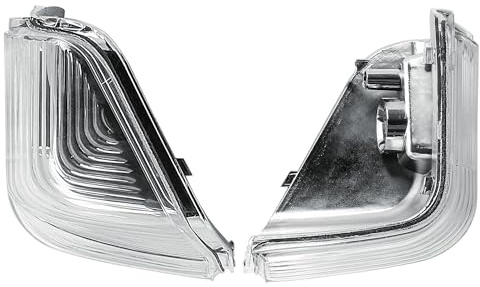 KINGVANS Indicatore Specchio Laterale Destro per Sedile Passeggero Esterno Indicatore di Direzione per Mercedes Sprinter 2006–2018 VW Crafter 2006–2016