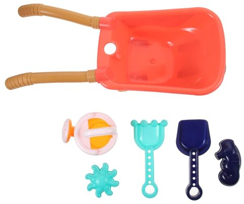 LALADEFIEE Set di Giocattoli da Spiaggia, Giocattoli di Sabbia in Plastica Leggera, Giocattolo Educativo Estivo per Giochi All’aperto in Spiaggia, Divertenti Accessori Colore Colore Casuale