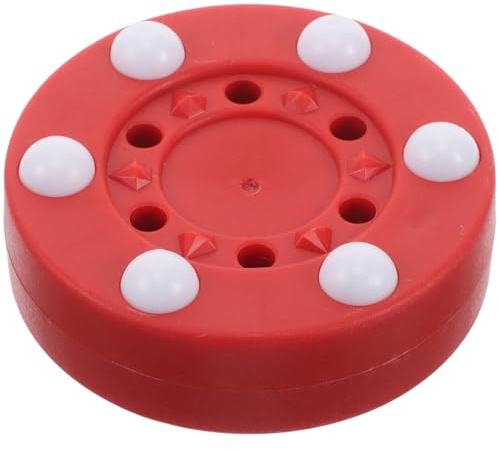 LOEFLIFA Puck De Hockey De Rue pour Roller Hockey Palet D’Entraînement pour Au Sol Accessoire De Formation pour Pratique en Intérieur Et Extérieur 1 Rondelle