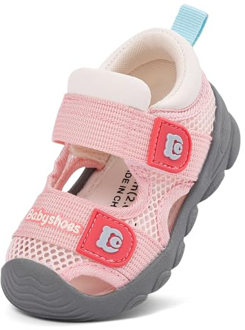 MASOCIO Babysandaler pojke, flicka, småbarn, sommar, lära-gå-sandaler, babyskor, gummi, halkskydd