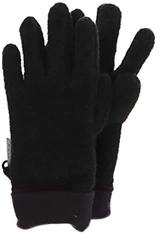 Sterntaler Fingerhandschuh Microfleece mit elastischen Bündchen – Warme Kinder Handschuhe – Unisex Winterhandschuhe für Jungen & Mädchen - Accessoire für kühlere Tage – anthrazit melange, Größe 8
