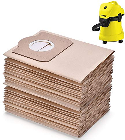 Niuzemyko 12x Vacuum Cleaner Dust Bag,Paper Filter Bags Replacement for Karcher 6.959-130.0 2150/K2150/A 2200/A 2201/A 2204/2201F/A2231/PT A2234/2254/A 2534/A 2204/A 2224 PT
