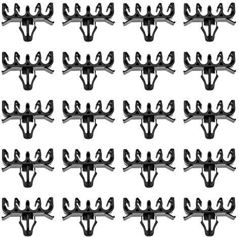 Be In Your Mind 20 Stück Bremsleitung Rohrhalter Clip Halter Ersatz Kompatibel mit Toyota Bremsrohr Klemme Halter Clip Rohrstütze Stange Clips