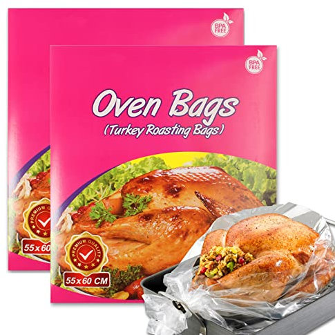 20 sacchetti da forno grandi per arrosti, perfetti per il giorno del Ringraziamento, tacchino, anatra, pollo e altre carni (2)