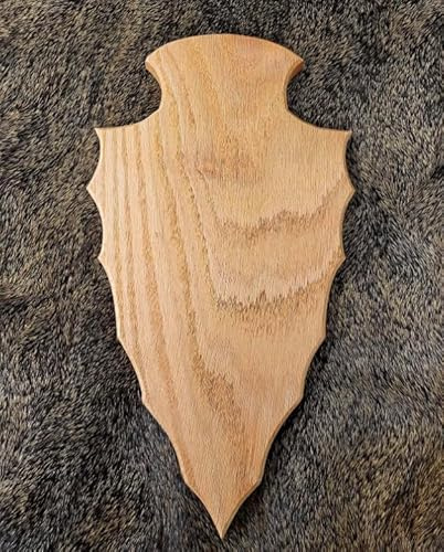 Generic Arrowhead Deer European Face Plate- Oak