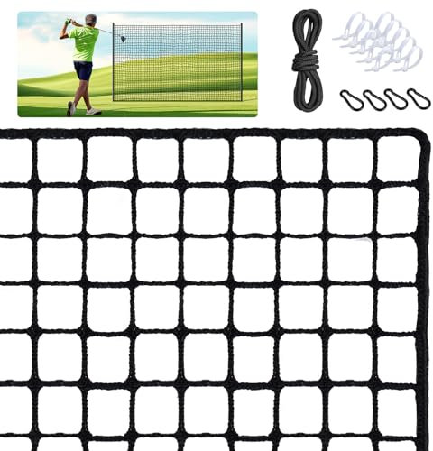 Golf Net, Golf Practice nets for Backyard 10x20ft Driving Real Golf Balls Nylon Netting, Golf Netting for Garage Swing Training, Heavy Duty Golf Hitting Net