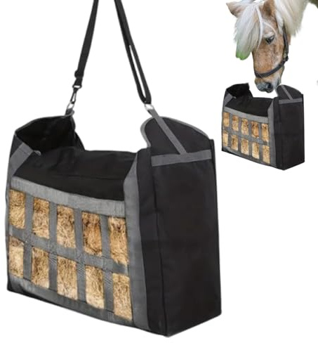 Sac d'alimentation pour chevaux, ballon de foin | Conteneur de nourriture de cheval à charge forte, sac d'alimentation lente résistant à l'eau pour âne, moutons et plus