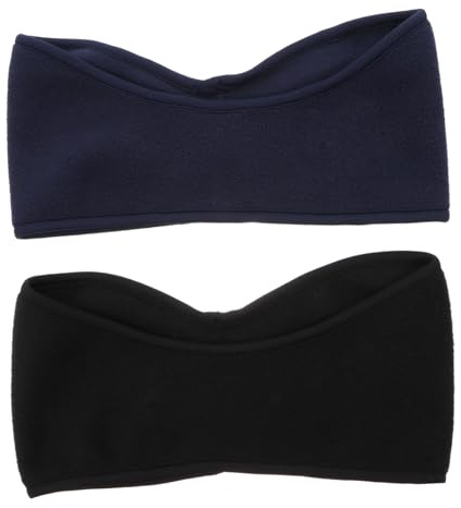 TOPPERFUN 2piezas Diademas Calentadoras De Orejas Ajustables Para Invierno Banda Elástica Deportiva Unisex Para Correr y Ciclismo Protector Auricular Térmico Resistente Al Viento Colores