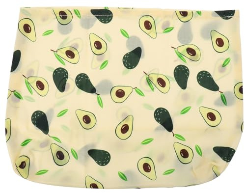 Healifty Bolsa Ecológica de Algodón Cera de Abejas 29 X 27 CM para Almacenamiento de Alimentos y Frutas Reutilizable para Conservación Doméstica Lavable y Segura
