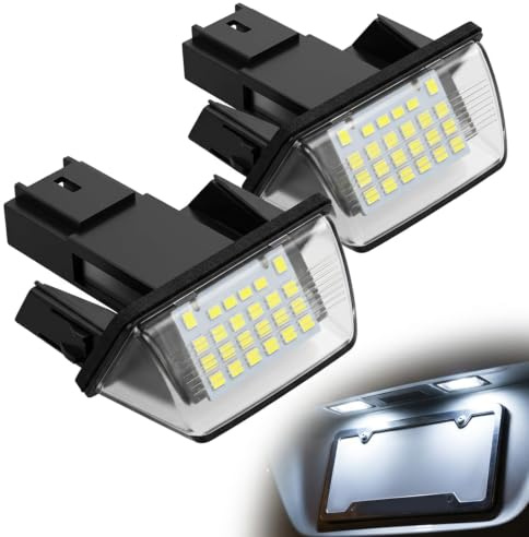 Luz de matrícula trasera, apta para 206/207/307/308/406/407 Partner C5/C4