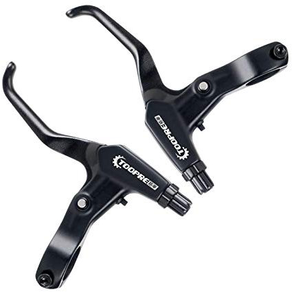 MOVKZACV 1 Pair Bicycle Brake Handle Aluminum Alloy Brake Lever Lightweight for Mountain Bike, BMX, Road Bike, Folding Bike