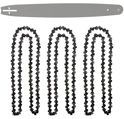 Guide 22 pouces (55 cm) avec lot de 3 chaînes 85 maillons pour tronçonneuse