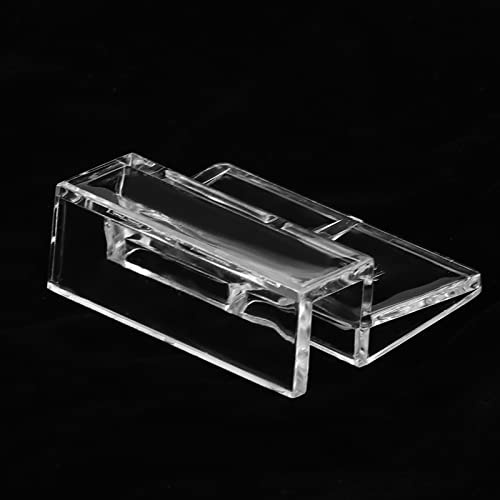 Akozon 20 piezas cubierta de vidrio acrílico Clip soporte abrazadera accesorios de acuario 20 piezas cubierta de vidrio (8mm)
