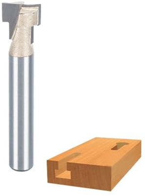 1 fraise à rainurer en T, outil de fraisage pour le travail du bois, outil de fraisage pour couteau de verrouillage 1/4 x 3/8