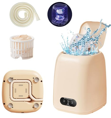 Mini lavatrice con centrifuga automatica, piccola lavatrice, lavatrice portatile, lavatrice da campeggio, lavatrice portatile da campeggio [classe energetica A]