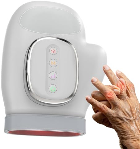 Rechory Elektrisches Handmassagegerät | 3-Modi Wärmekompressions-Handmassagegerät | Heiß-Kaltpflege Auto-Timer Handgelenkmassage Entspannung für Muttertag Erntedankfest Feiertage Weihnachten Ostern