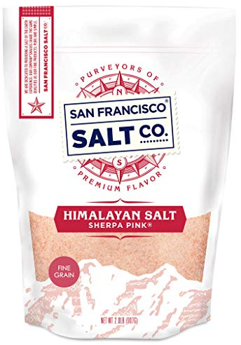 Sherpa Pink Himalayan Salt – Fine Grain, 2 lbs. | All-Natural, Gluten-Free, No Additives | Perfect for Everyday Cooking & Recipes