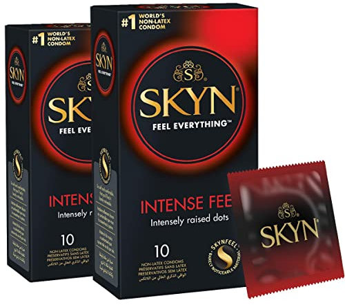 Skyn - Packung mit 20 Kondomen ohne Latex Intense Feel – Ultra Perlé
