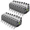 Pristar 16x Kompatibel für Brother TZ 12mm 0.47 TZe-231 Laminated White Bänder für Brother Beschriftungsgerät PT-H105 PT-D400 PT-H100R PT-E100 PT-1000 PT-1080 D600VP PT-H110 PT-H107B H101 D210