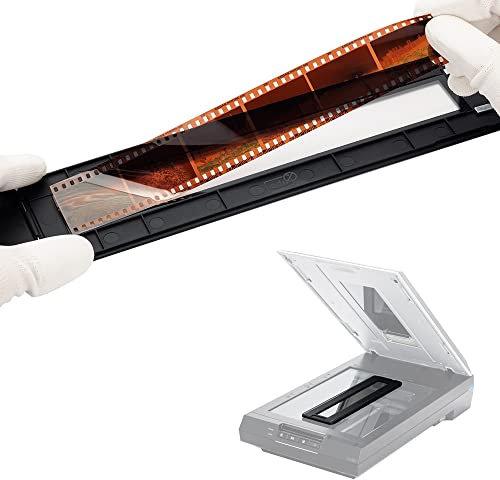 JJC 35mm / 135 Negative Filmhalterung Magnetischer Halter zum Scannen von 24 x 36mm Filmen auf Standard-Flachbett-Scanner mit Hintergrundbeleuchtung/Transparenzeinheit, Scanfläche 228,5 x 27,9mm