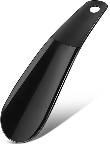ZOMAKE Calzascarpe, Calza Scarpe Corto 16cm, Plastica Calzante per Scarpe Piccolo da Viaggio, Shoe Horn Portatile per Uomini Donne Bambini (1 Pezzo)