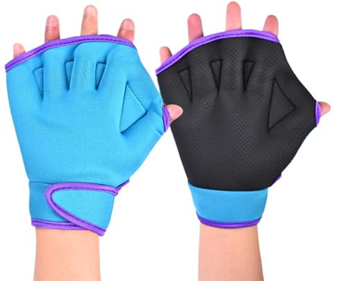 Schwimmhandschuhe für Herren | Schwimmhandschuhe, Schwimmtraining, Tauchausrüstung, kein Verblassen, Gummi-Fäustlinge für Fitness, wasserabweisendes Training