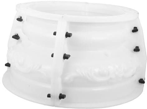 SHINEOFI Stampo in Cemento Per Colonne Romane, Base Decorativa Fai Da Te Multifunzionale, Compatibile Cemento e Resina, Per Amanti Del Fai Da Te e Professionisti in Edilizia