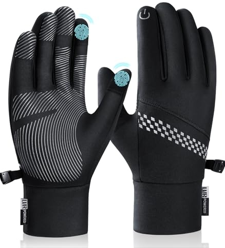 Benirap Coupe-Vent Gants de Sport antidérapants Escalade, Cyclisme, Running