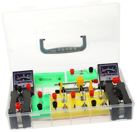 OFFSCH Kit de Experimentos de Electricidad para Secundaria Equipo Profesional de Física Material Resistente para Escolar y Aprendizaje Práctico Color Aleatorio Color Aleatorio