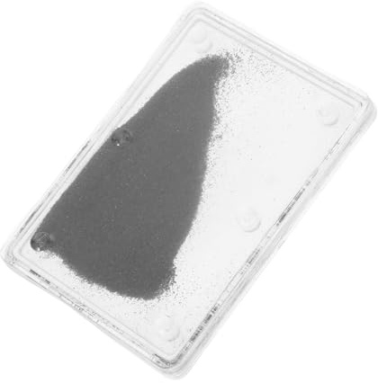 LOORGVEL Boîte à Poudre de Fer Magnétique pour Expériences Scientifiques Visualisation du Magnétisme, Facile à Nettoyer, pour Laboratoires et Enseignement