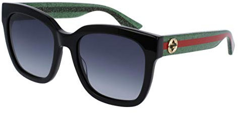 Gucci Sonnenbrille GG0034S-002-54 Rechteckig Sonnenbrille 54, Schwarz