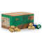 Lyra Pet® | 150 Meisenknödel aus der ALB-MÜHLE Vollkorn & Nuss ohne Netz + 2 Spender | Ganzjähriges Vogelfutter | Energielieferant für Wildvögel | Mineralstoffreiches Fettfutter mit Erdnüssen